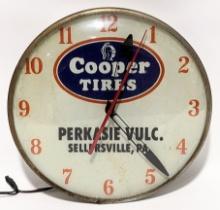Vintage Cooper Tires Advertising PAM Clock