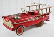Original Murray Fire Ladder Truck Pedal Car