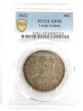 1832 U.S. Capped Bust Half Dollar PCGS XF 45