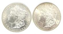 1886 & 1886-O Morgan Silver Dollars