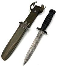 USA 1943 M3 Trench Knife Camillus with Sheath