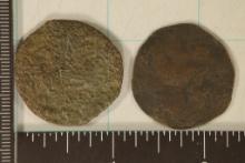 2 BYZANTINE ANCIENT COINS 350-1453 A.D.