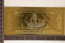 23KT GOLD FOIL 1981 GOVERNMENT OF ANTIGUA AND