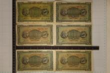 6-1944 GREECE 100,000 DRACHMIA BILLS