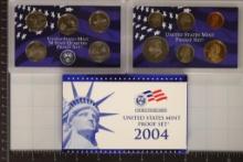 2004 US PROOF SET (WITH BOX)