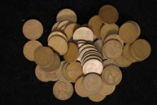 SOLID DATE ROLL OF 1920-S LINCOLN WHEAT CENTS