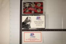 2005 SILVER US 50 STATE QUARTERS PROOF SET WITH