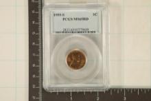 1955-S LINCOLN WHEAT CENT PCGS MS65RD