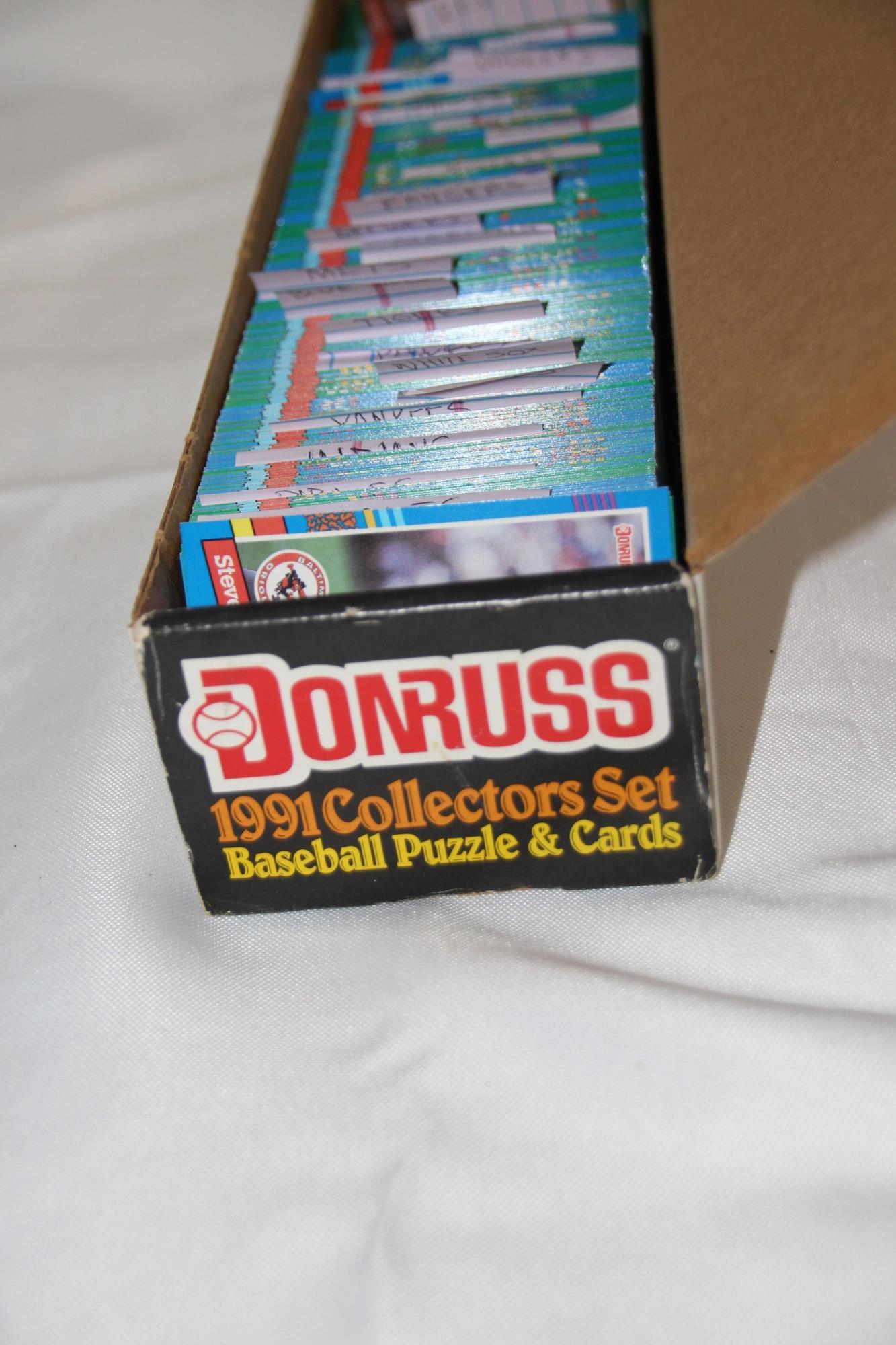 2 BOXES 1991  UPPER DECK AND DONRUSS BASEBALL CARD