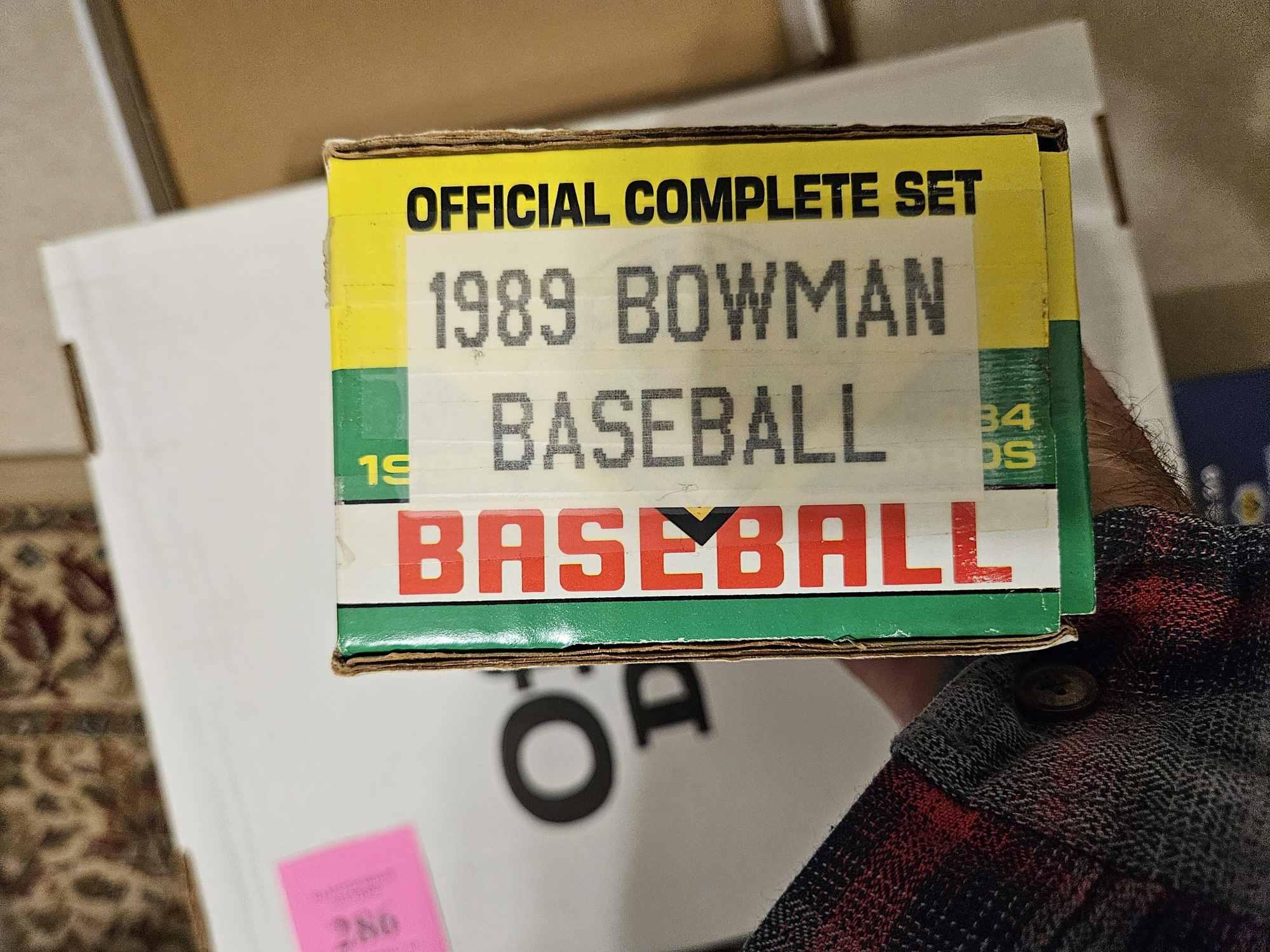 1989 BOWMAN COMPLETE SET BASEBALL CARDS