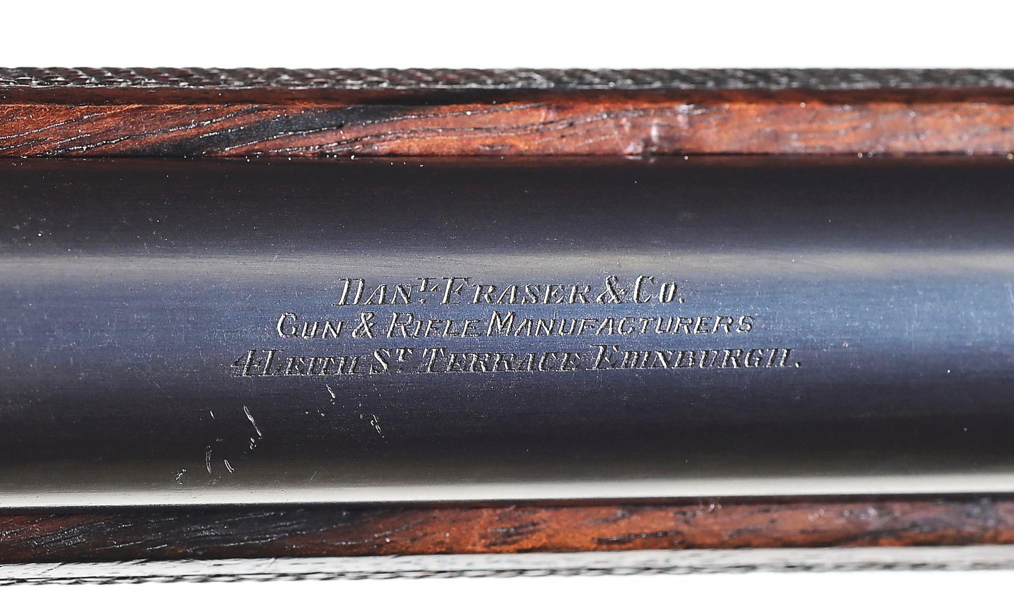 (C) CASED DANIEL FRASER TAKEDOWN VELOX .303 BOLT ACTION RIFLE OF 4TH EARL CAIRNS.