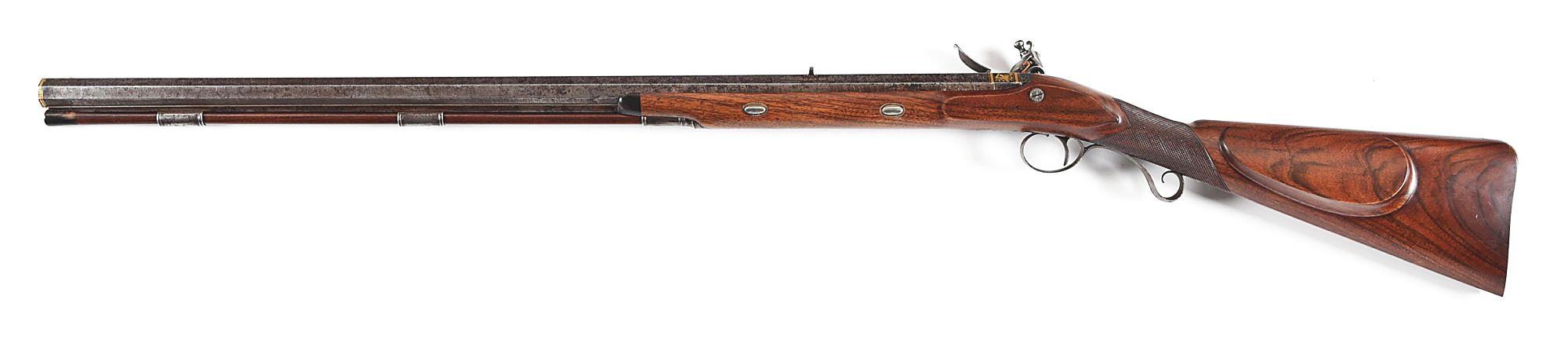 (A) MANTON FLINTLOCK RIFLE.