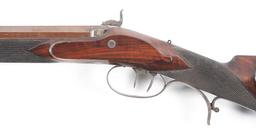 (A) A GOOD, HIGH GRADE PARKER FIELD & SONS PERCUSSION SPORTING RIFLE.