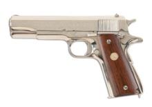 (C) COMMEMORATIVE COLT 1911A1 WW2 PACIFIC THEATRE OF OPERATIONS SEMI AUTOMATIC PISTOL