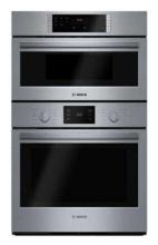 Bosch 500 Series 30 in. Electric Convection Wall Oven & Built-In Microwave Combo