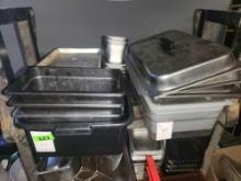 Lot of Kitchen Pans Cold Storage Trays