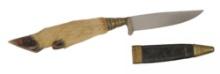 German Solngen Deer Foot Boot Knife (H3J)