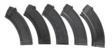 Group of Five 7.62x39mm Chinese Flatback AK Magazines  (EDN)