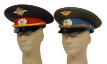 One Russian Army and One Soviet Air Force Officer Visor Hats   (A2B)