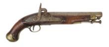 British East Indian M1785 .70 Caliber Cavalry Percussion Conversion Pistol - Antique  (N2L1)