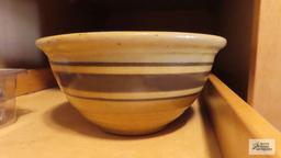 Unmarked pottery bowl