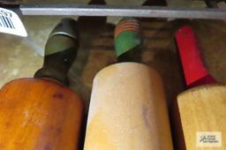 Wood rolling pins