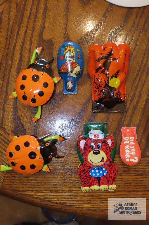 assorted clacker noise makers