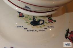 Shenango China, Jack be nimble, Jack be quick, dishware