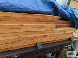 Assorted rough cut Lumber