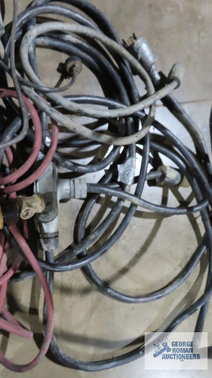 Lot of extension cords and etc