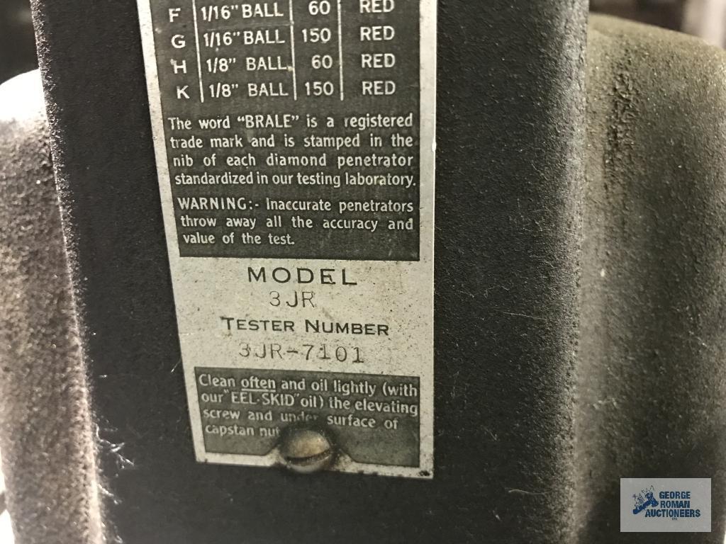 WILSON HARDNESS TESTER, MODEL 3JR