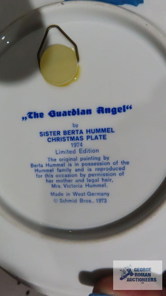 Large assortment of Christmas plates