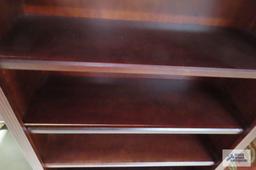 Cherry bookcase, matches lots 19-21