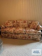 Cochran Furniture of North Carolina floral sofa