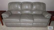 Faux...leather reclining ends sofa