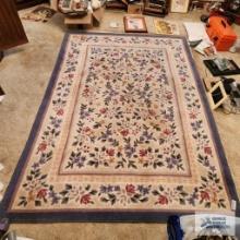 Floral 5.4 x 7.8 area rug
