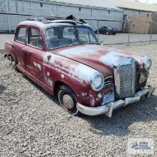 1959 Mercedes 180. Vehicle has been sitting for a very long time. Ran when it was parked.