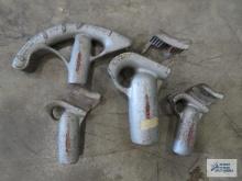 Lot of assorted Ridgid pipe bending heads