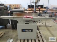 Delta, single phase, 8-inch jointer with base. Model number 37-877, serial number 010867.