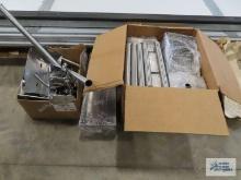 Lot of commercial stainless steel toilet paper dispensers