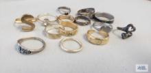 Costume jewelry rings and toe rings