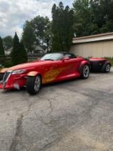 1999 Plymouth Prowler with matching Custom Trailer