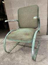 Antique Metal Yard Chair