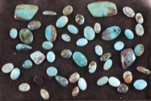 Collection of Cut & Polished Turquoise Stones