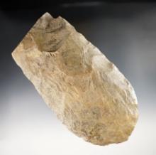 7 1/2" Millcreek Chert Hoe found in Indiana.