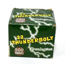 NIB 500rds. Of .22 LR 40gr. LRN Remington .22 Thunderbolt Ammunition
