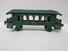 Painted Green Cast Metal #403 Passenger Train Car