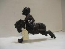 Antique Bronze Black Americana Jockey