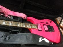 Jackson Soft Case Guitar Case w/Jackson Guitar, 2 Straps