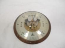 German Antique Brass Barometer